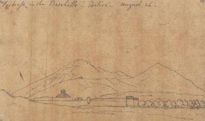 Fortress in the Boschetto, Portici, August 26 by John Robert Cozens